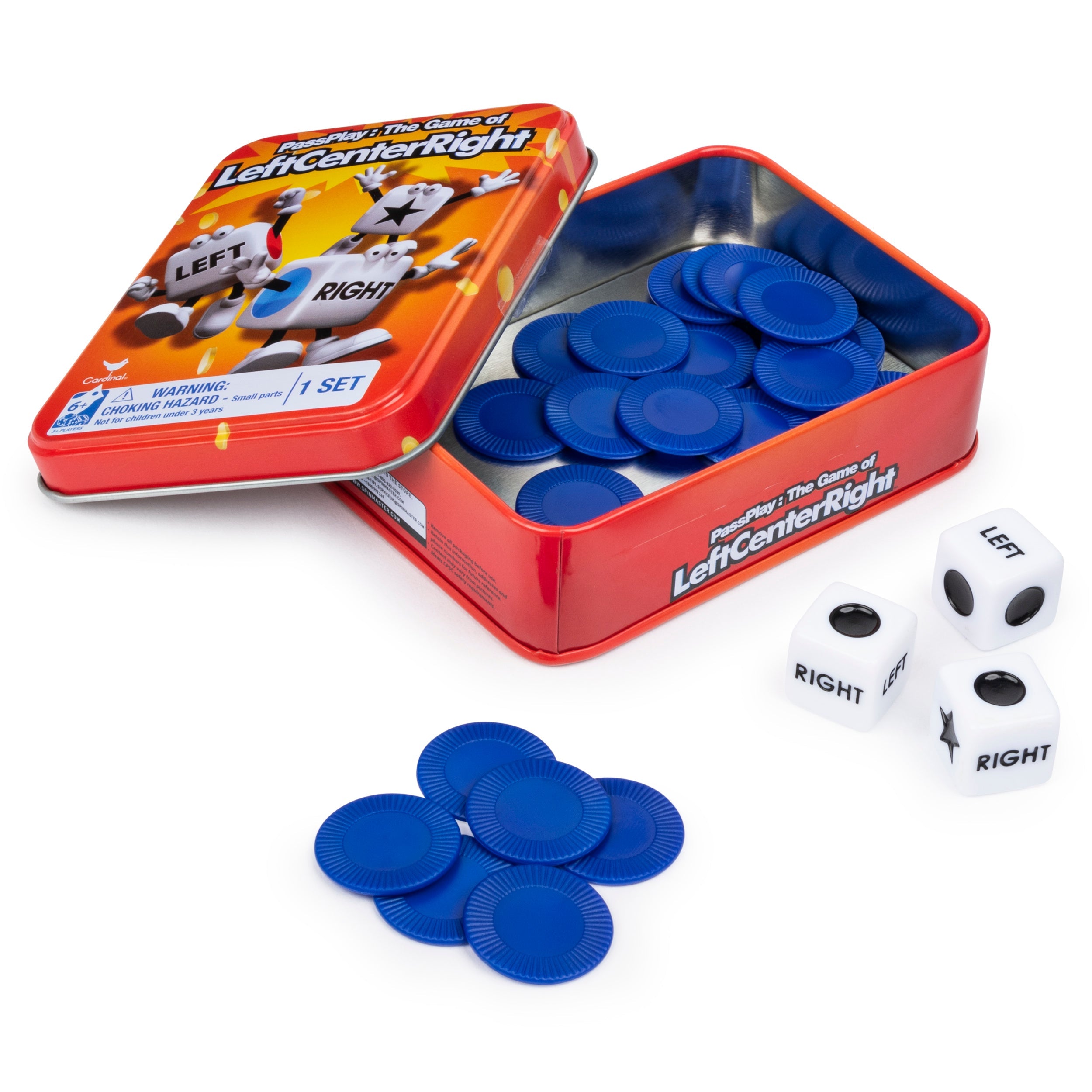 Classic Left Center Right - Metal Tin