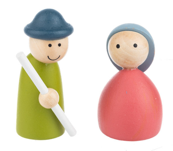 Classic Wooden Nativity Play Set