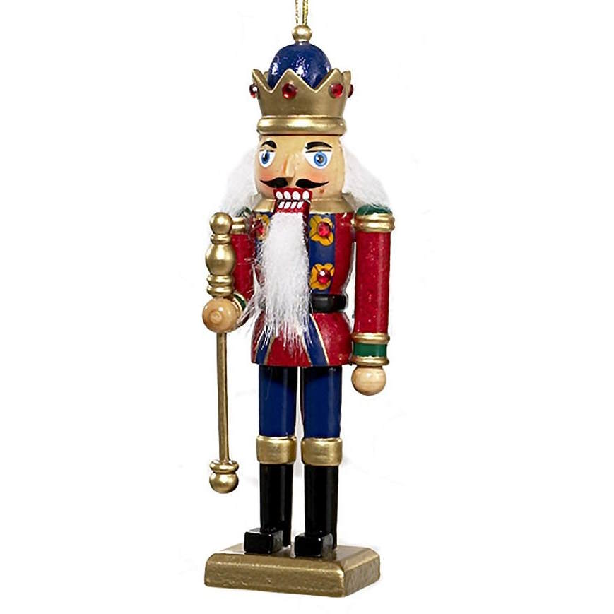 Classic Wooden Nutcracker Ornament -