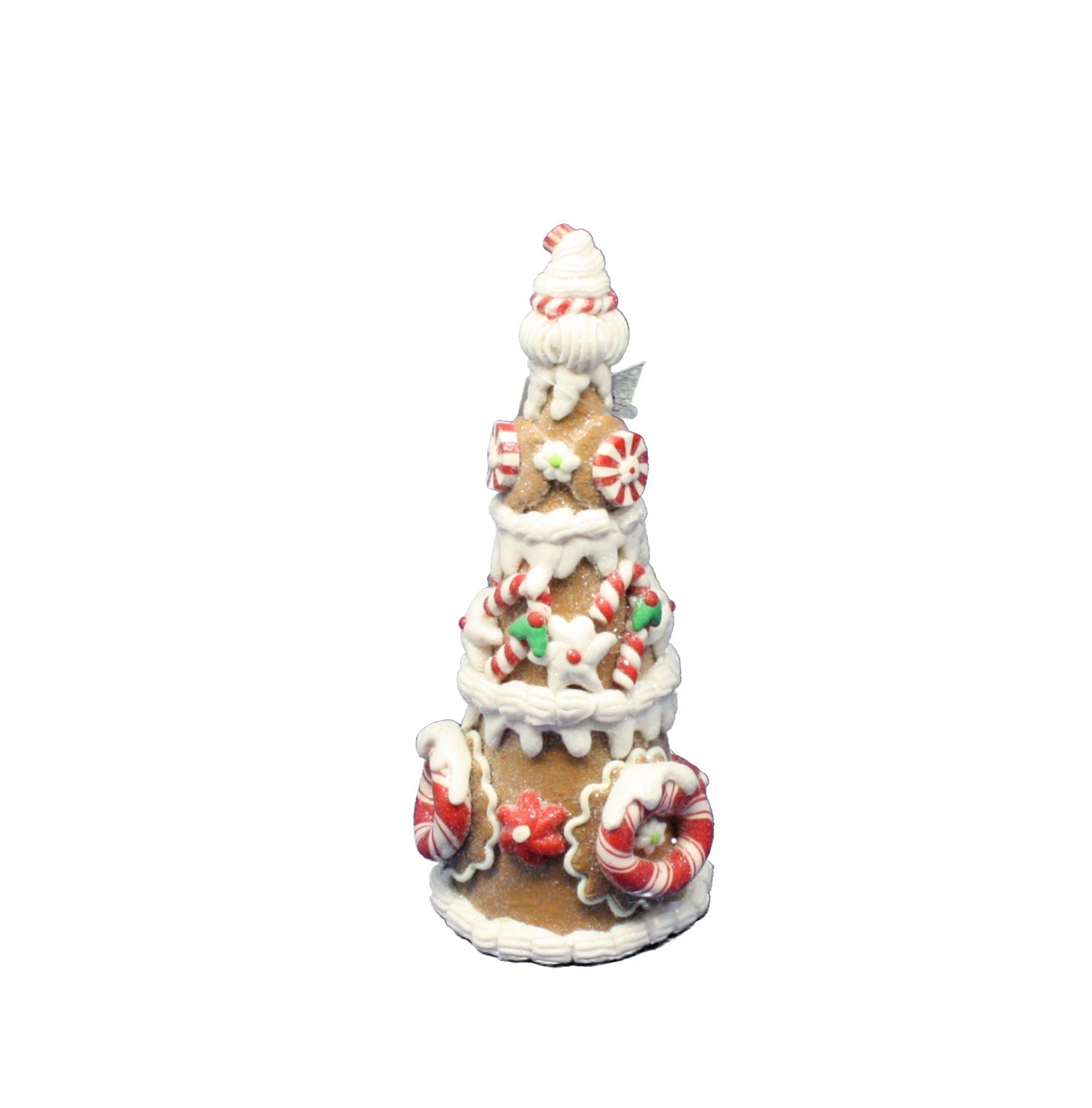 Clay Dough Holiday Gingerbread Tree 7 Inch