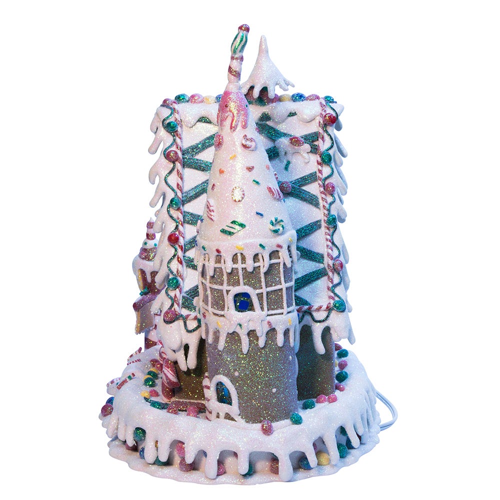 Claydough Gingerbread Inn with C7 Bulb