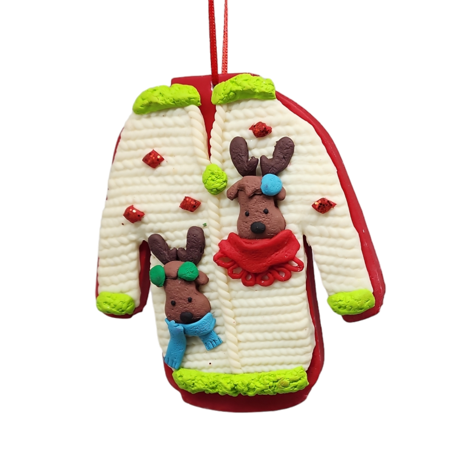 Claydough 'Icing' Ugly Sweater - Cream