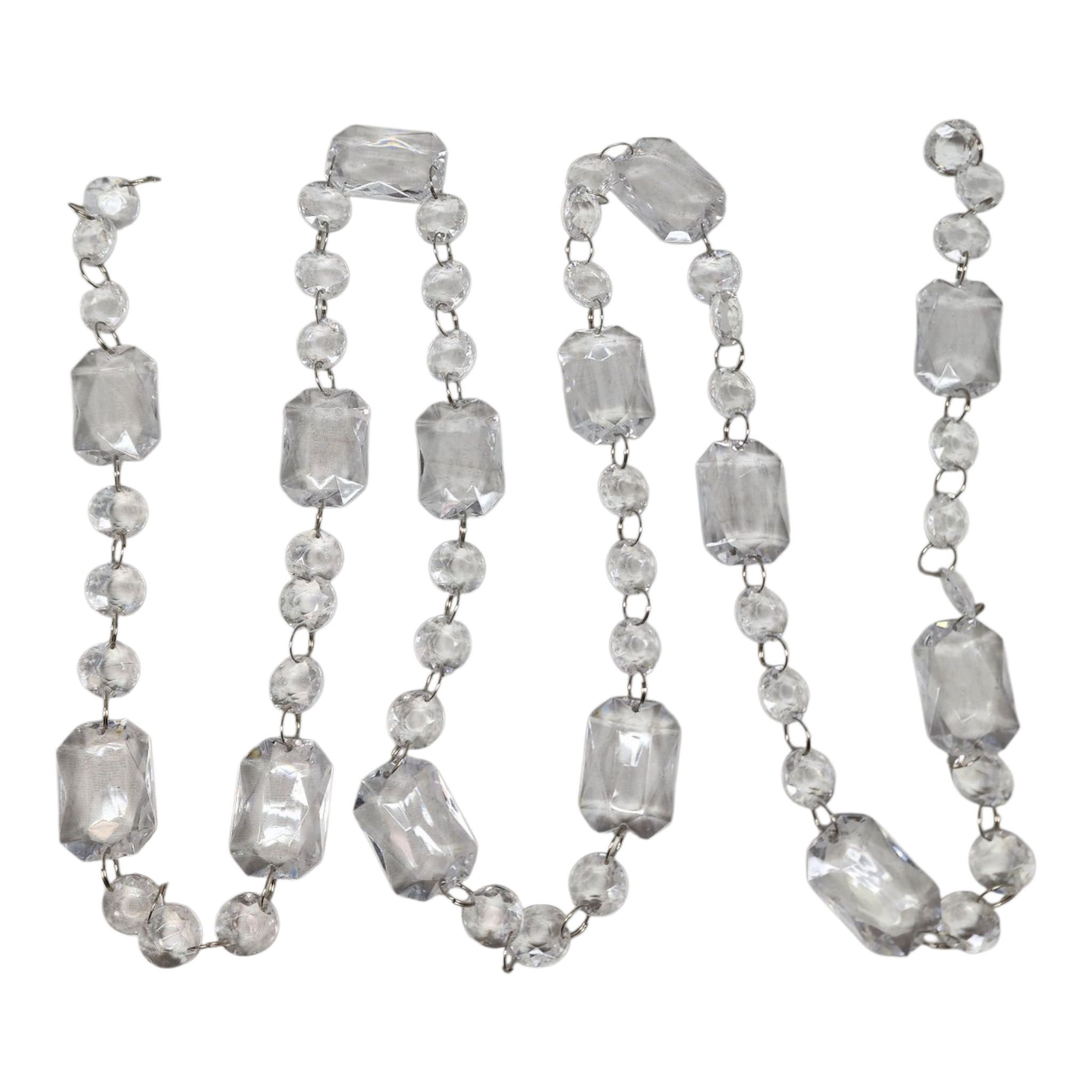 Clear Acrylic Bead Garland - 72"