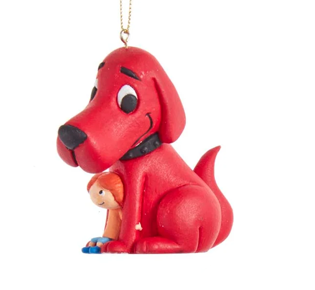 Clifford the Big Red Dog Ornament - Sitting