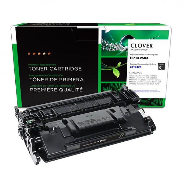 Clover Imaging Reman for HP CF258X High Yield Toner