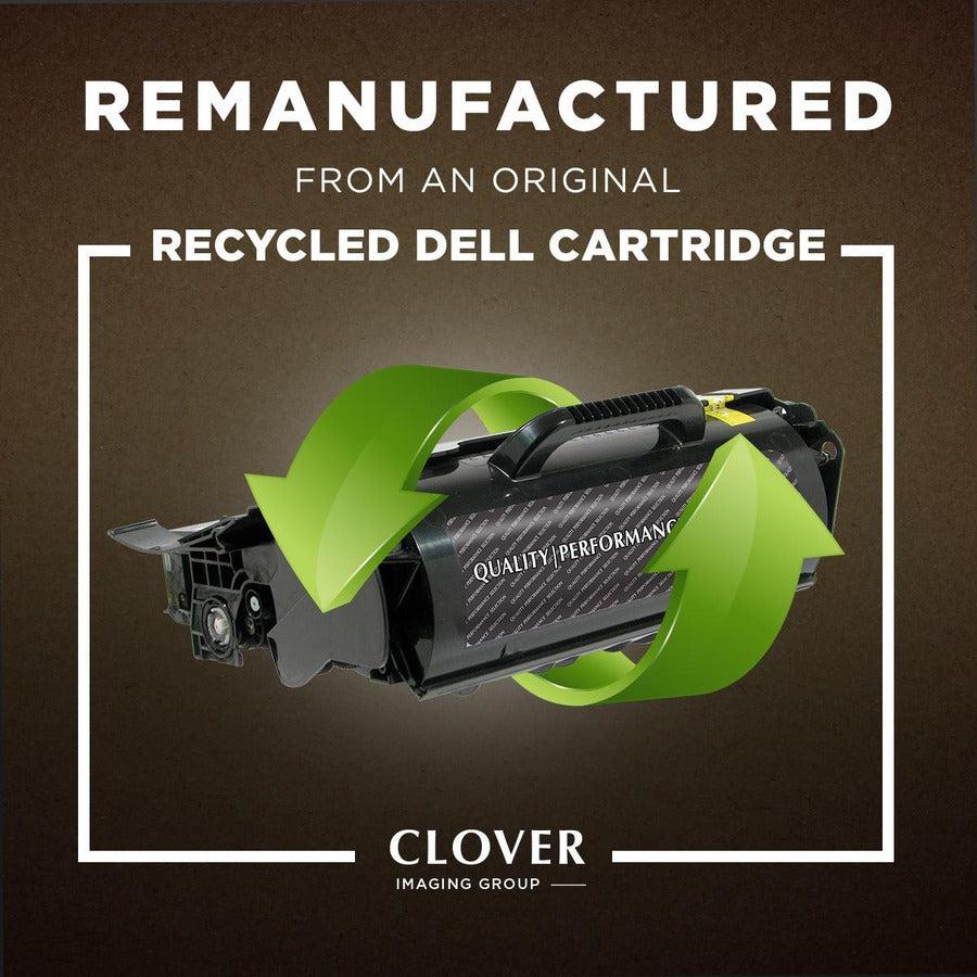 Clover Technologies Remanufactured High Yield Laser Toner Cartridge - Alternative for Dell 330-9523, 7H53W, 330-9524, P9H7G - Black - 1 Pack 200522P