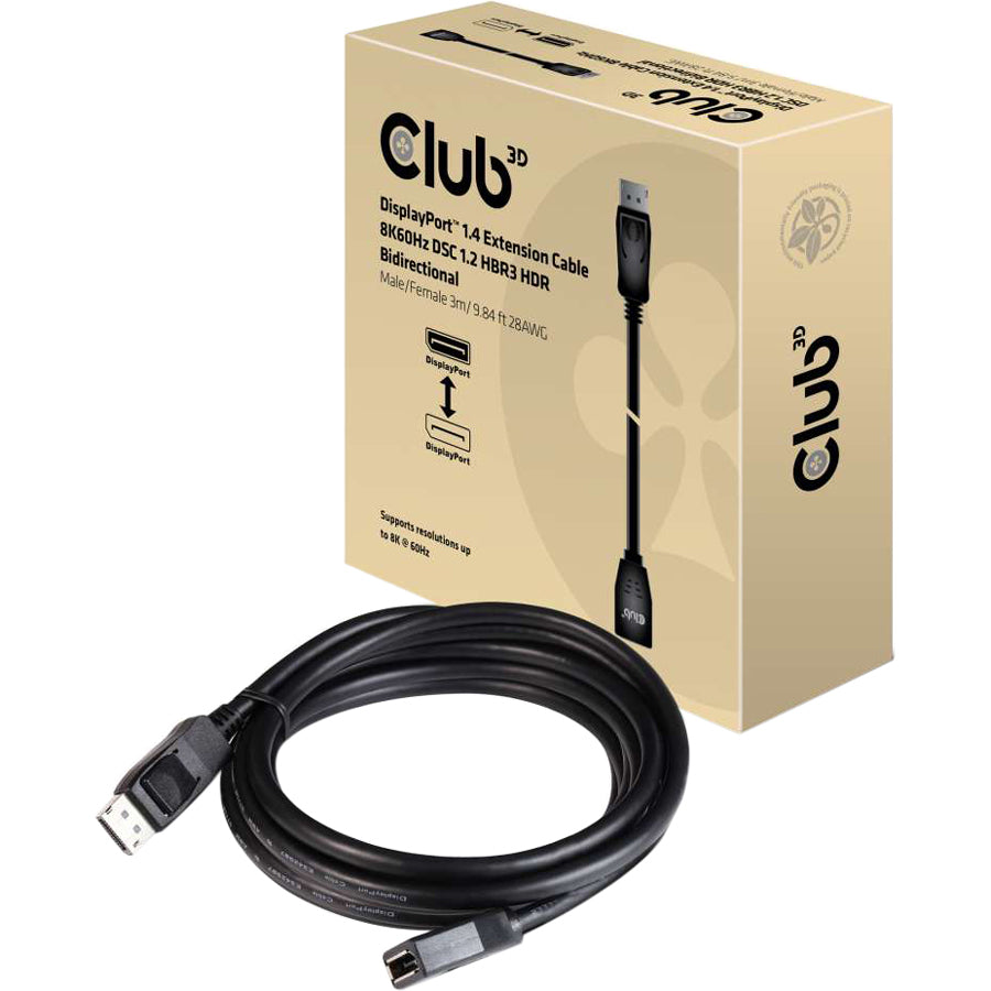 Club 3D Displayport Extension Audio/Video Cable CAC-1023