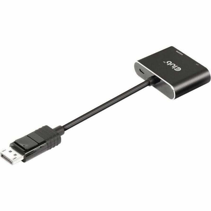 Club 3D MST Hub DisplayPort 1.4 to DisplayPort + HDMI 4K60Hz M/F - 1 x DisplayPort 1.4