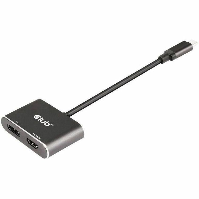 Club 3D MST Hub DisplayPort 1.4 to DisplayPort + HDMI 4K60Hz M/F - 1 x DisplayPort 1.4