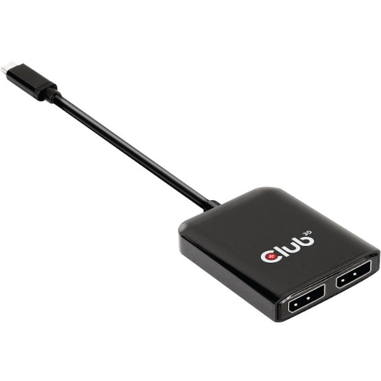 Club 3D USB3.2 Gen2 Type-C(DP Alt-Mode) to DisplayPort Dual Monitor 4K60Hz M/F MST Hub CSV-1555