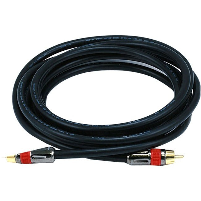 Coax A/V Rca Cl2 Rated Cable- Rg6/U 10Ft