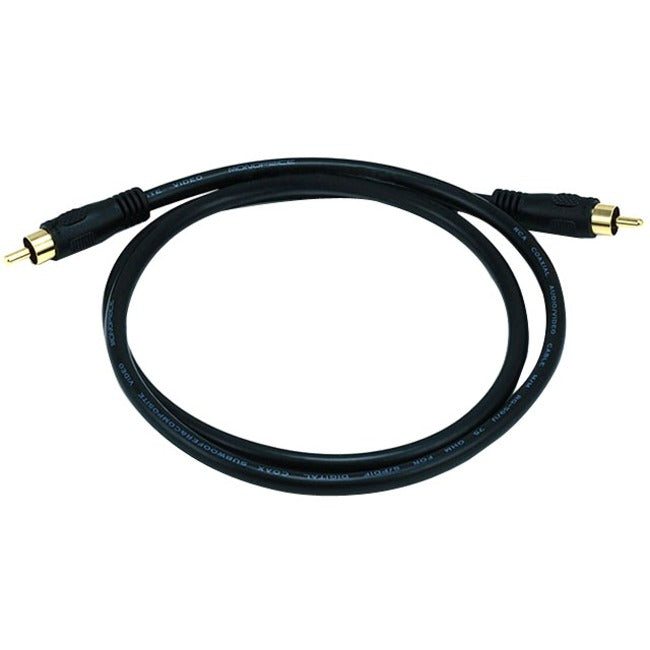Coaxial Audio/Video Rca Cable M/M 3Ft