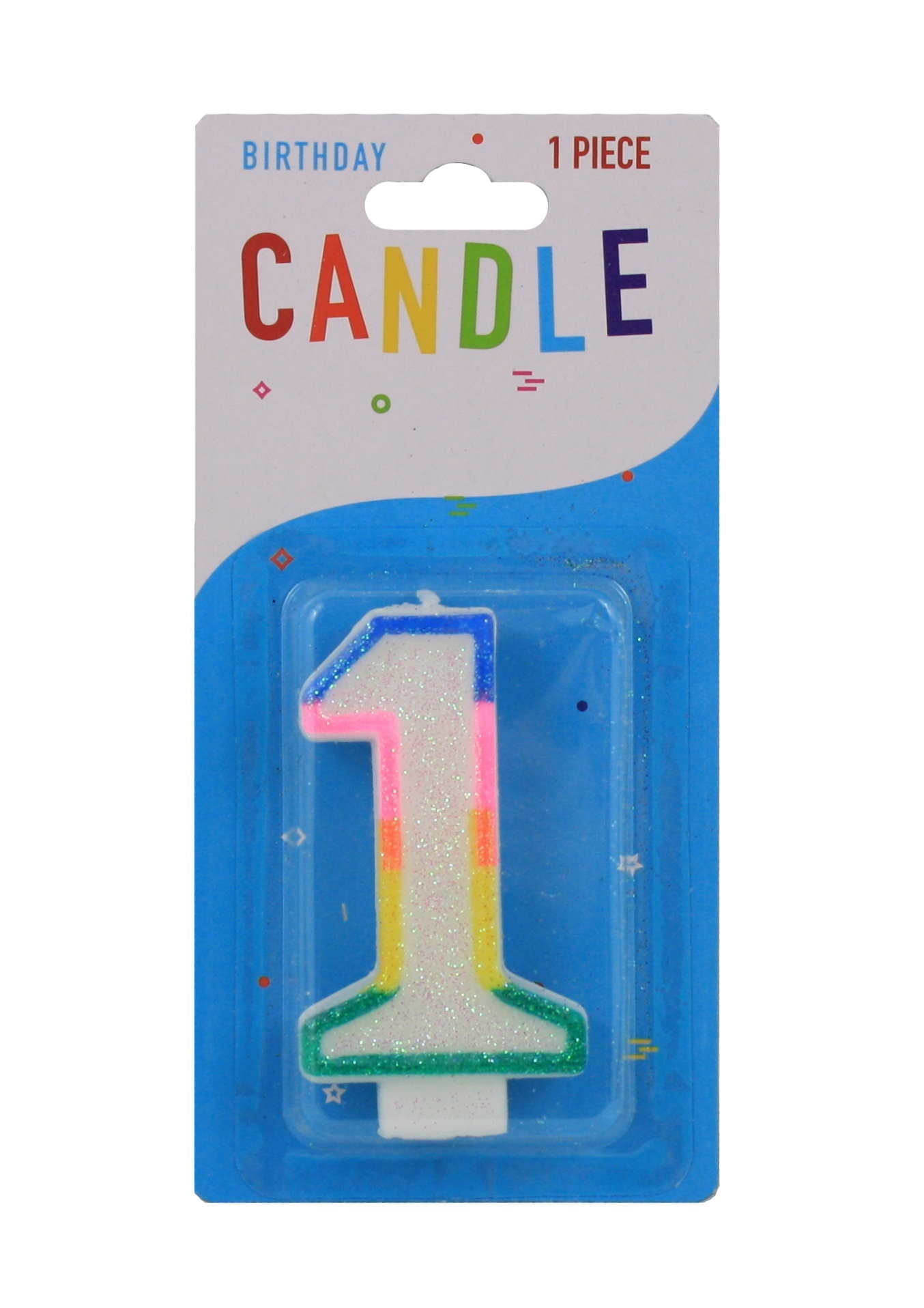 Colorful Birthday Candle - 1