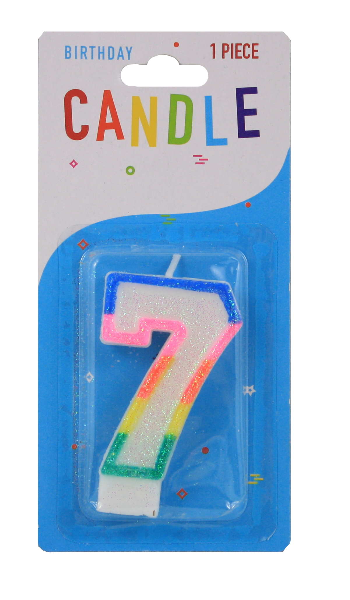 Colorful Birthday Candle - 7