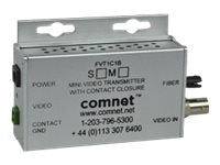 ComNet FVT1C1BM1-M 8-Bit Digitally Encoded Video Mini Transmitter With Contact Closure - Video extender - transmitter -