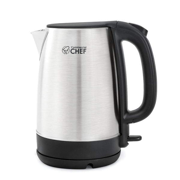 Commercial Chef CHK17M3SS 1,500-Watt 57-Oz. Cordless Stainless Steel Electric