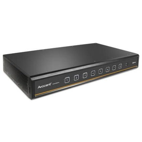Commercial MultiViewer KVM Switch 8-Port 4K UHD - DisplayPort HDMI | TecISoft SVMV280DPH-400