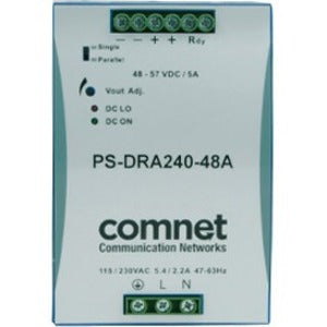 Comnet Industrial Din Rail Mounting 240 Watt @ 48 Volt Power Supply