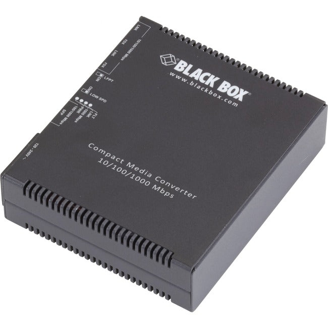 Compact Gigabit Ethernet Media Converter - Dual Copper to Fiber SFP | Black Box LGC5150A