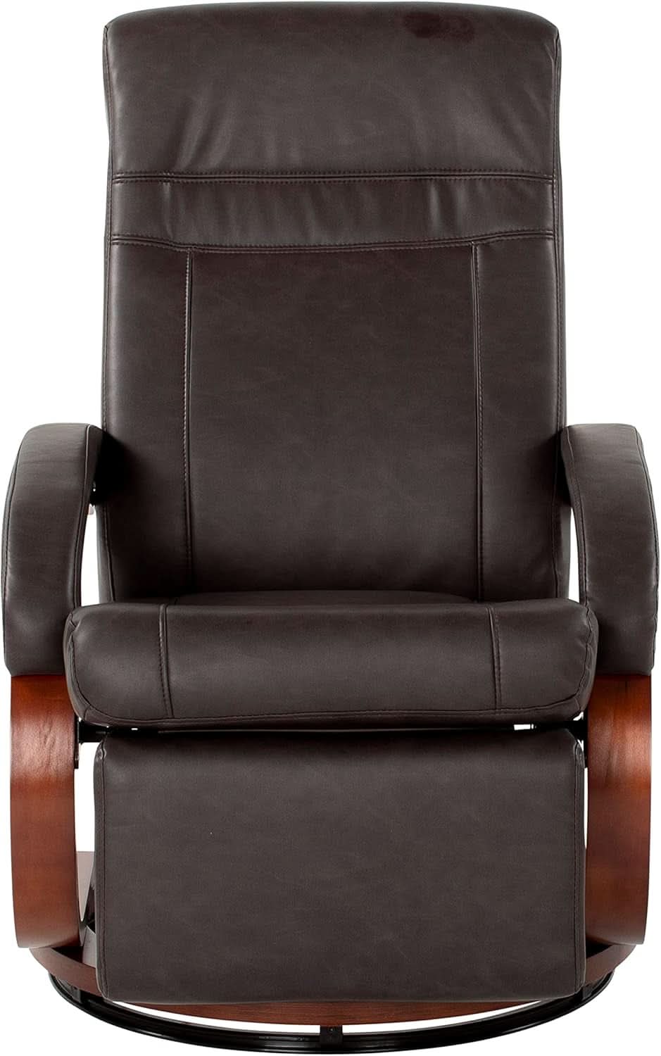 Compact RV Euro Vinyl Recliner With Footrest For Travel