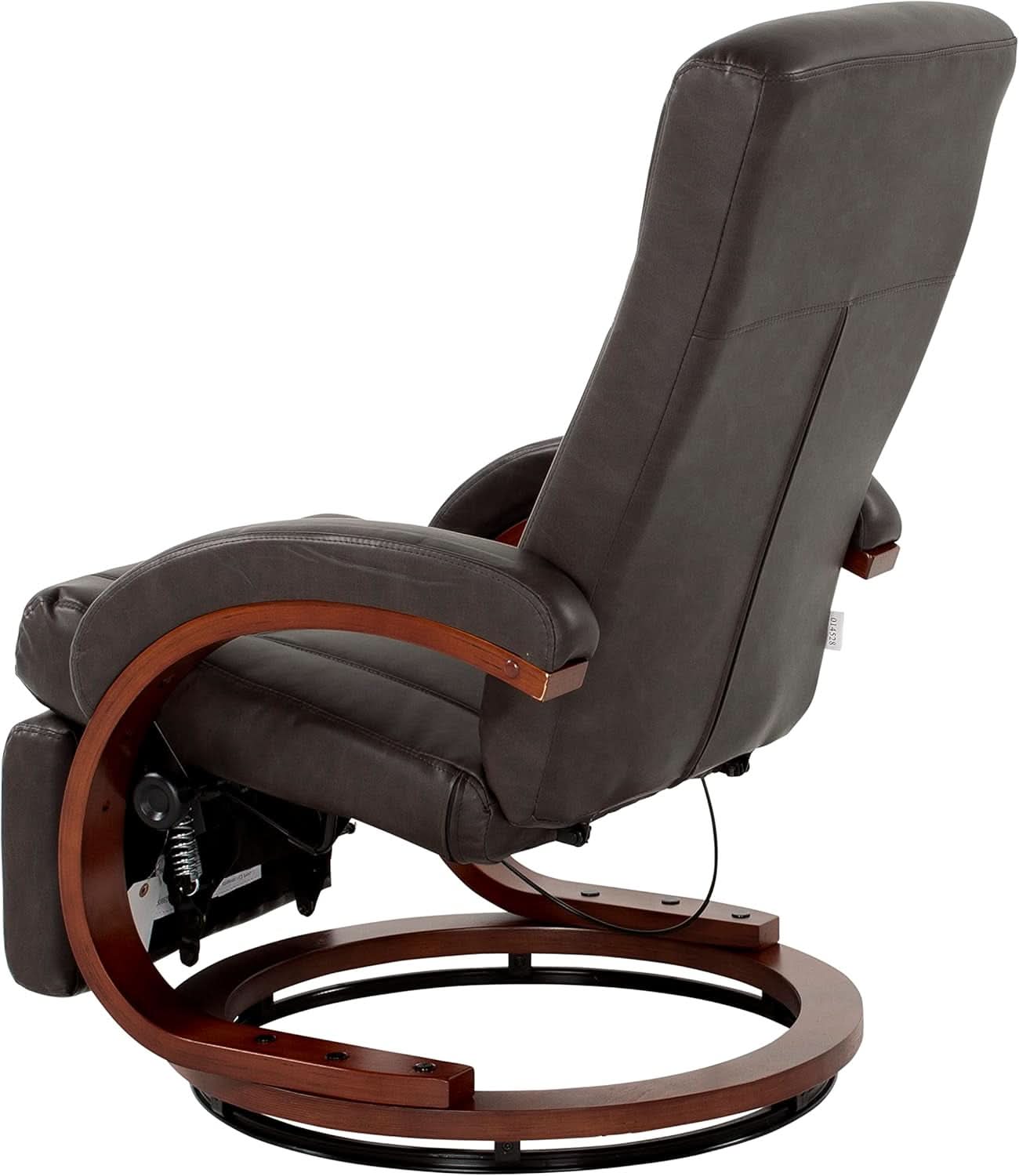 Compact RV Euro Vinyl Recliner With Footrest For Travel