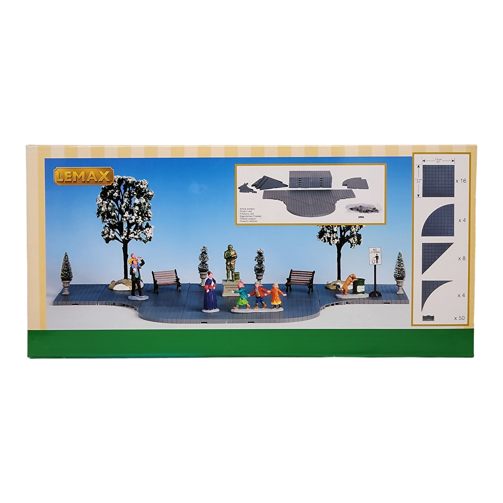 Complete Plaza Sidewalk - 32 Pieces