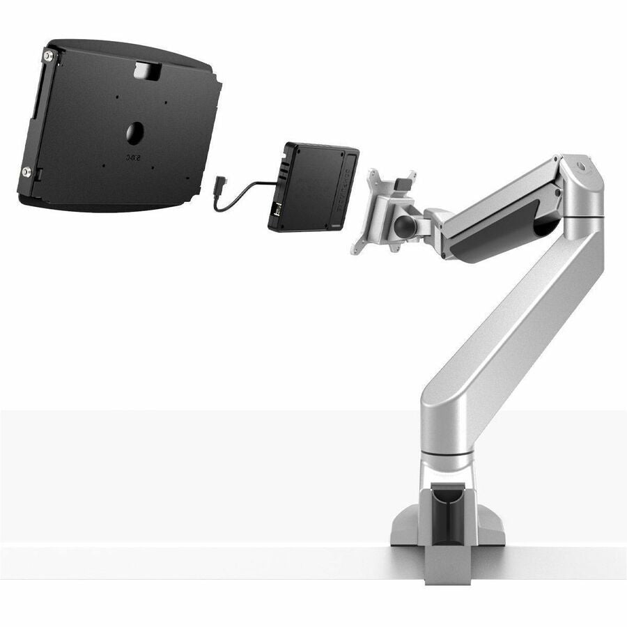 Compulocks Mounting Arm for Tablet, Enclosure - Black, Silver 660REACH580SPSBH01