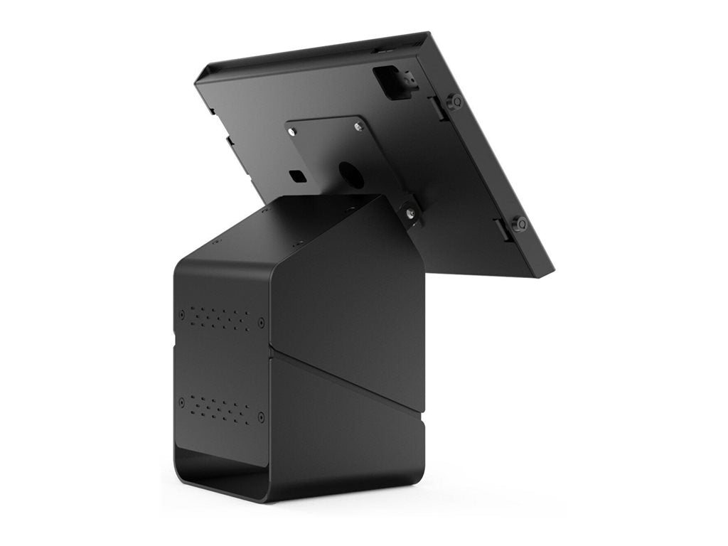 Compulocks Tablet Printer Kiosk - Stand - kiosk style - for printer / tablet - lockable - high-grade aluminum - black - screen PK0113APXB