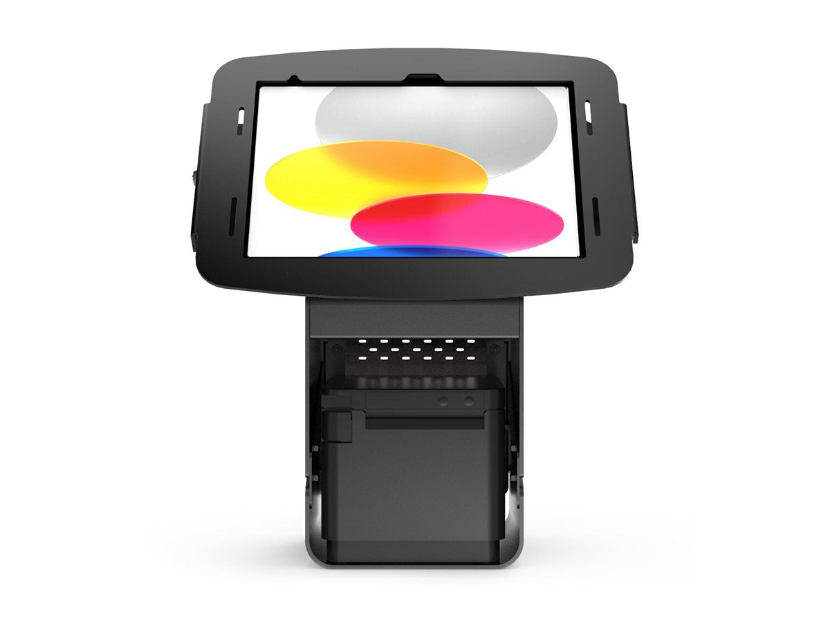 Compulocks iPad 10.9 10th Gen Space Enclosure Tablet Printer Kiosk - Stand - kiosk style - for printer / tablet - black