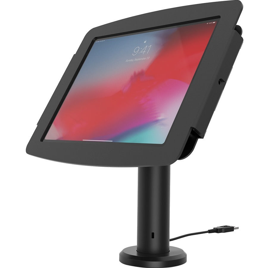 Compulocks iPad Pro 12.9" (3-6th Gen) Space Enclosure Tilting Stand 8" Black TCDP01299PSENB