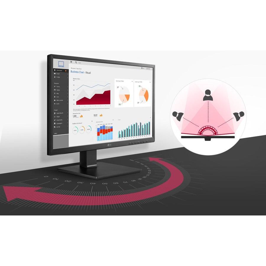 Computer Monitor with Speakers and Camera - LG 23.8" IPS FHD Business Display | TecISoft 24BP750C-B