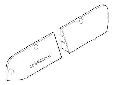 Connectrac - Base trim - dark gray CT.AC-BTR2.1-DG