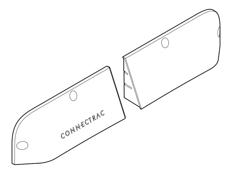 Connectrac - Base trim - dark gray CT.AC-BTR2.1-DG