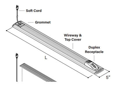 Connectrac GO - Cable wireway - floor mountable - 12 ft - aluminum GO-144-AL