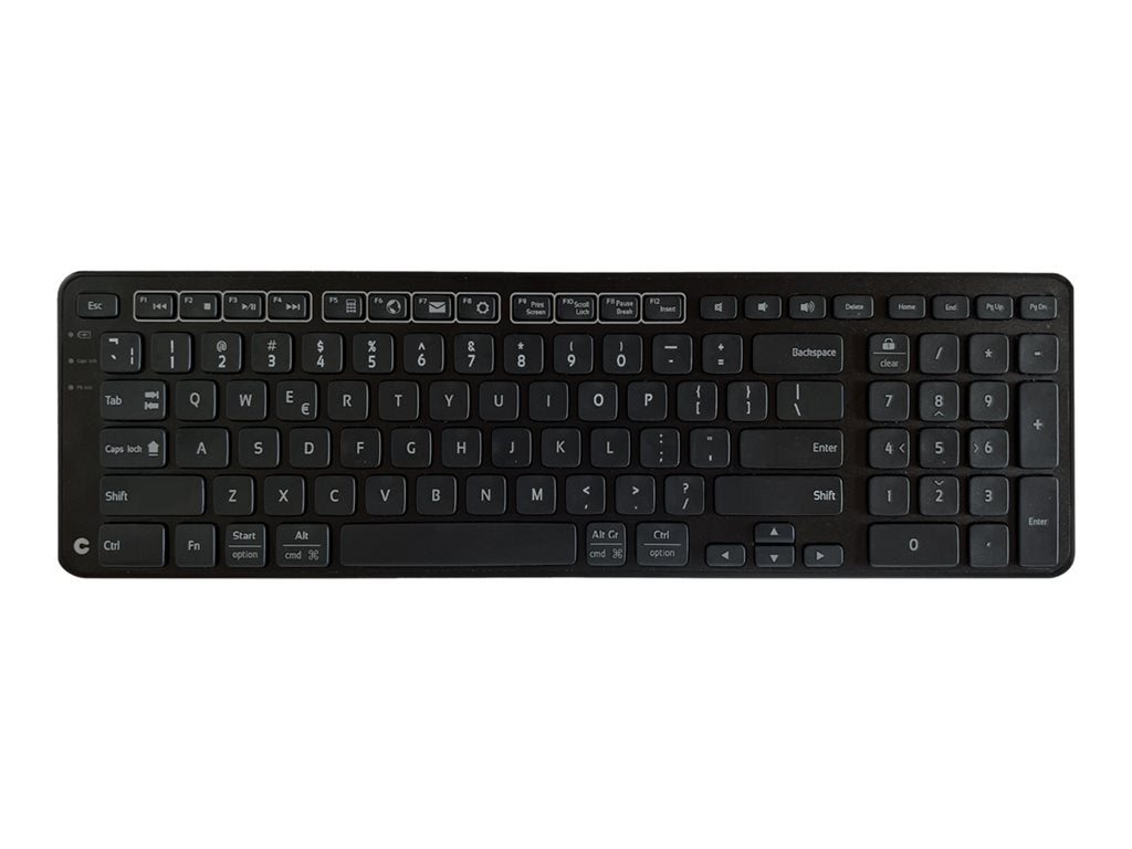 Contour Balance - Keyboard - wireless - USB, 2.4 GHz - US - black
