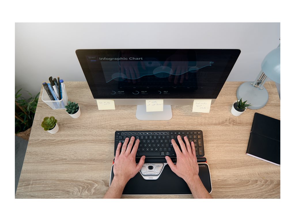 Contour RollerMouse Red Plus - Centred mouse - ergonomic - 7 buttons - wireless - Bluetooth