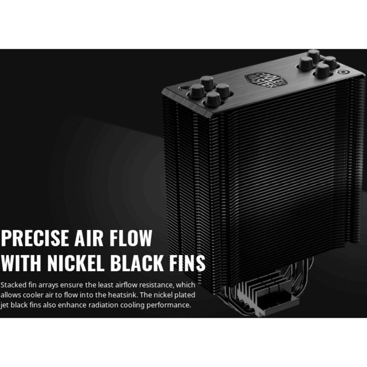 Cooler Master Hyper 212 Black Edition Rr-212S-20Pk-R1 Cpu Fan For Intel Lga Lga