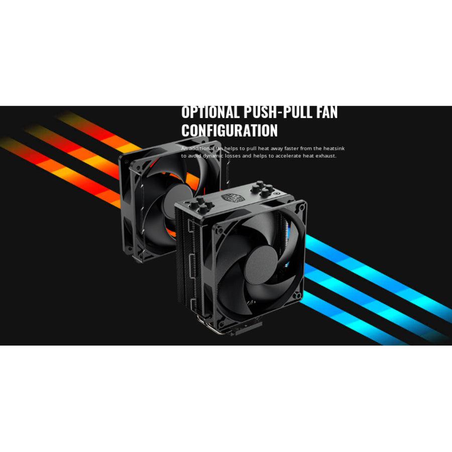 Cooler Master Hyper 212 Black Edition Rr-212S-20Pk-R1 Cpu Fan For Intel Lga Lga