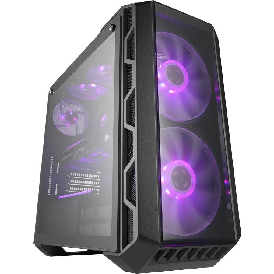 Cooler Master Mastercase H500 Argb Airflow Atx Mid-Tower With Mesh & Transparent Front Panel Option