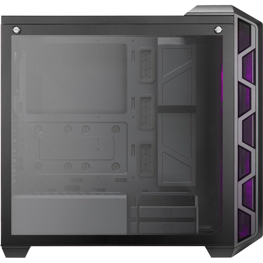 Cooler Master Mastercase H500 Argb Airflow Atx Mid-Tower With Mesh & Transparent Front Panel Option