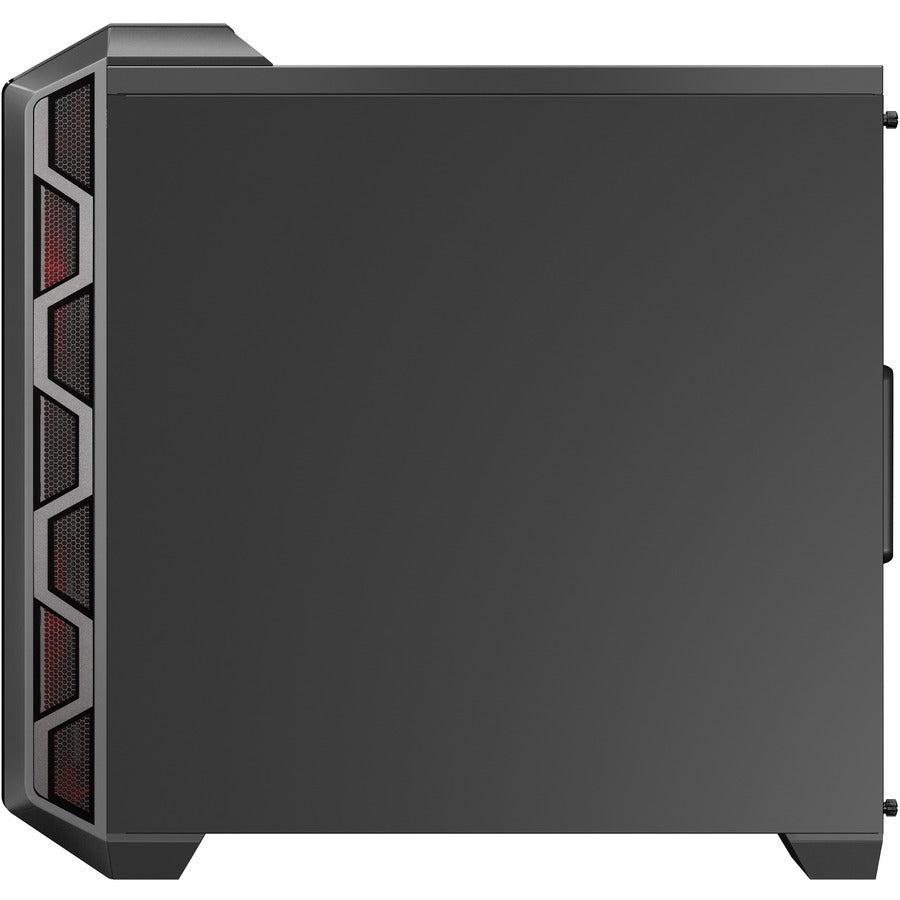 Cooler Master Mastercase H500 Argb Airflow Atx Mid-Tower With Mesh & Transparent Front Panel Option