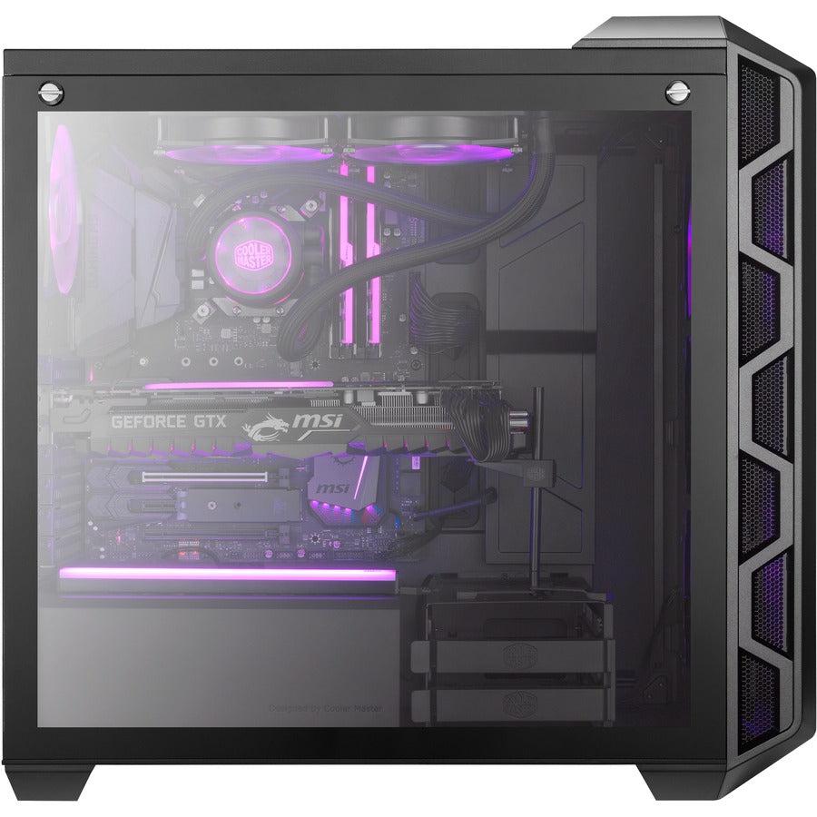 Cooler Master Mastercase H500 Argb Airflow Atx Mid-Tower With Mesh & Transparent Front Panel Option