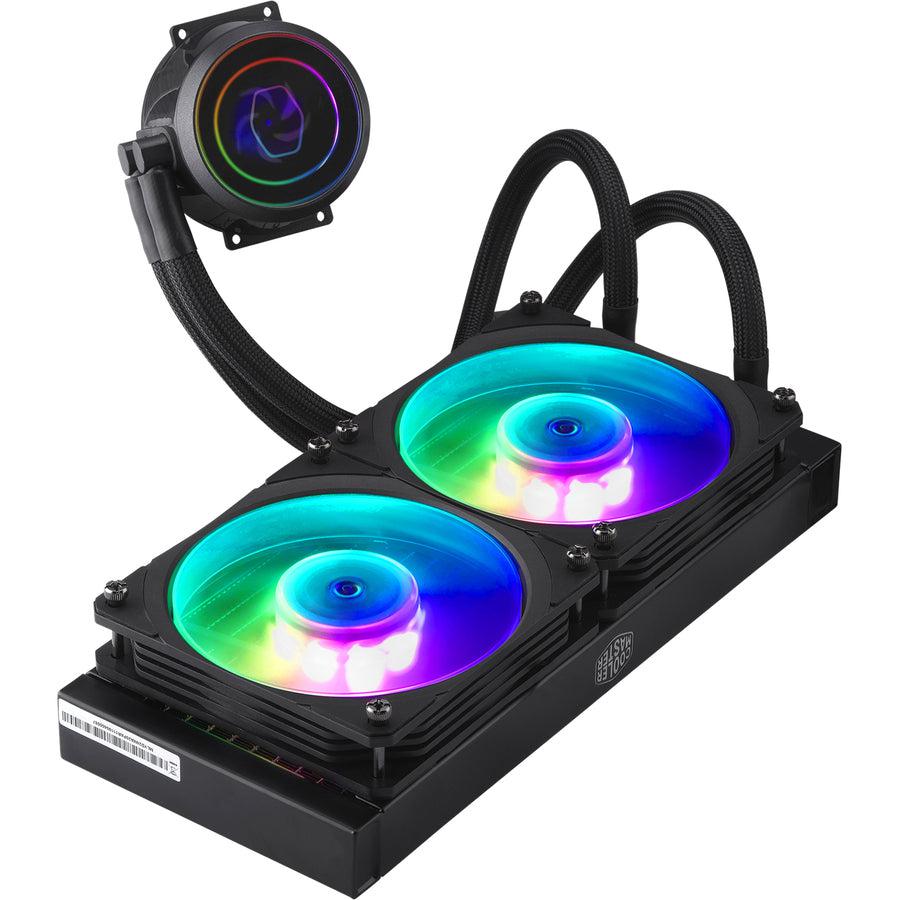 Cooler Master Masterliquid Ml240P Mirage Argb Close-Loop Aio Cpu Liquid Cooler, 240 Radiator,
