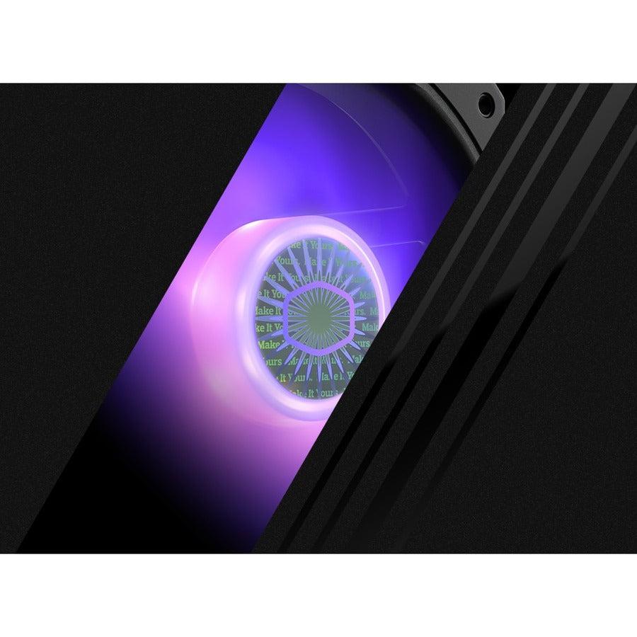 Cooler Master Mfx-B2Dn-18Npc-R1 Sickleflow 120 V2 Rgb Square Frame Fan With Customizable Leds, Air