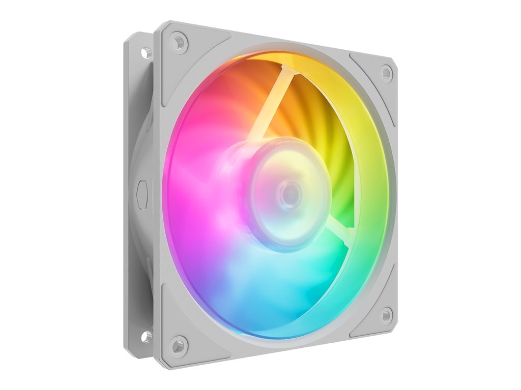 Cooler Master TDSourcing Mobius 120P ARGB - White Edition - case fan - 120 mm - white MFZ-M2DW-24NP2-R1
