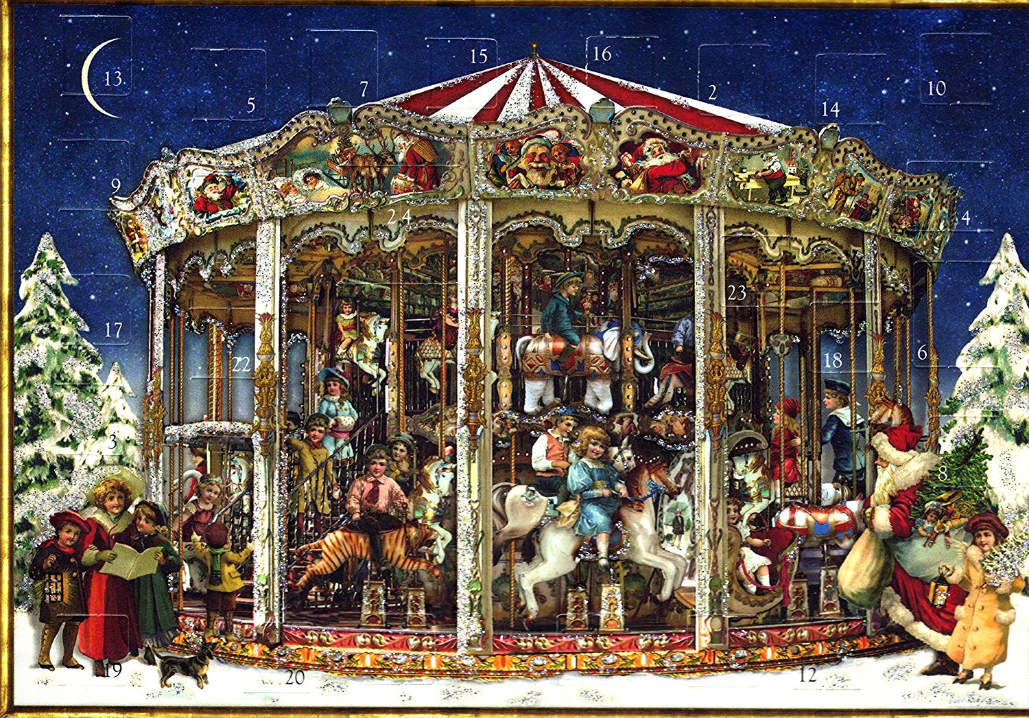 Coppenrath Mini Advent Card With Envelope - In The City