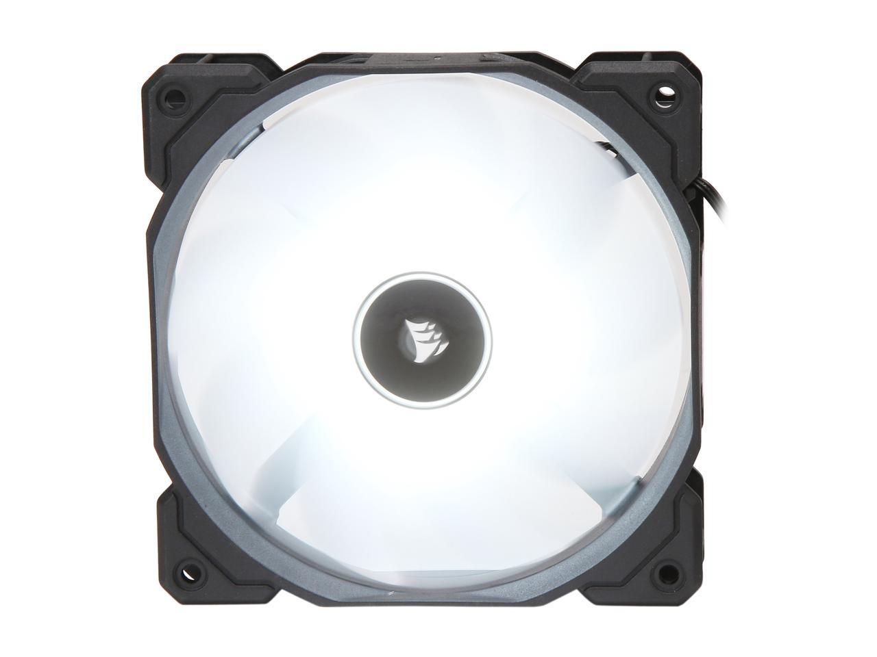 Corsair Af Series Af120 Led (2018) Co-9050082-Ww 120Mm White Led Case Fan, 3-Pack.