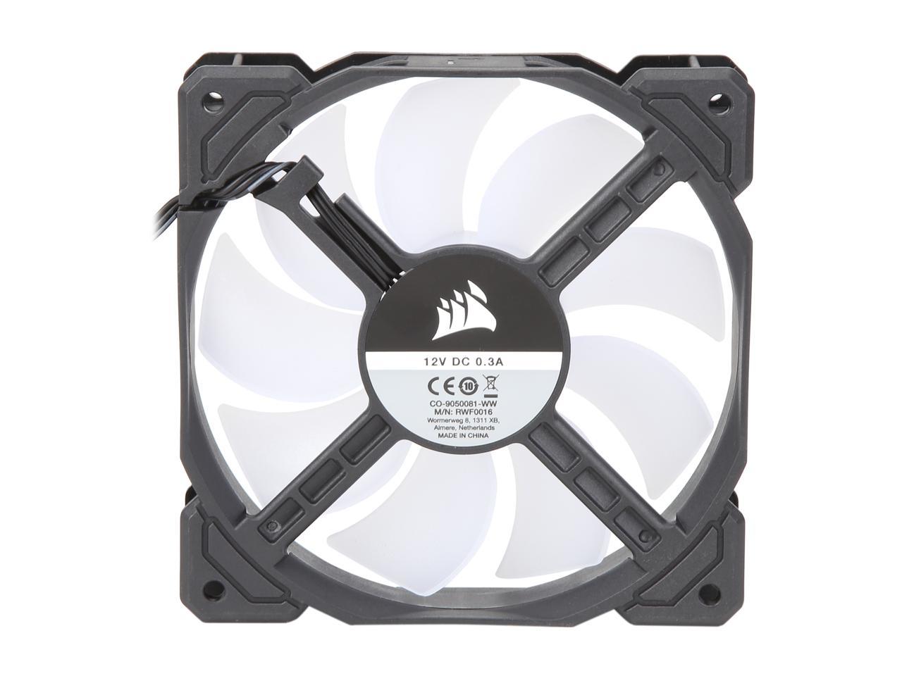 Corsair Af Series Af120 Led (2018) Co-9050084-Ww 120Mm Blue Led Case Fan, 3-Pack.