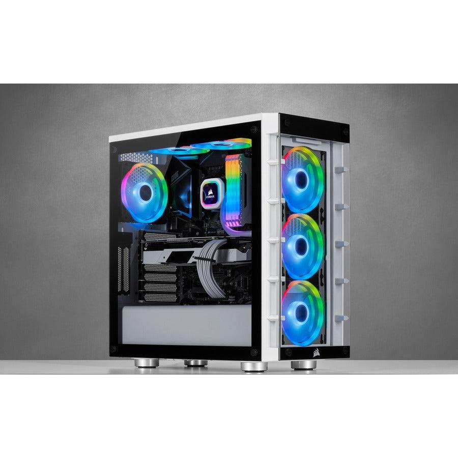 Corsair Ql Series, Icue Ql120 Rgb, 120Mm Rgb Led Fan, Triple Pack With Lighting Node Core, Co-9050098-Ww