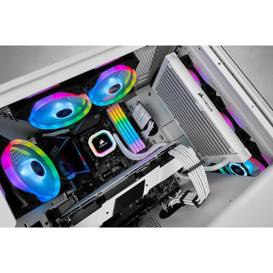 Corsair Ql Series, Icue Ql120 Rgb, 120Mm Rgb Led Fan, Triple Pack With Lighting Node Core, Co-9050098-Ww
